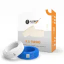 PIPE FLONIX 1/4 WHITE/BLUE 300 MTR